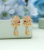 Gold color antique earrings