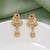 Gold color antique earrings