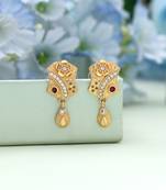 Gold color antique earrings