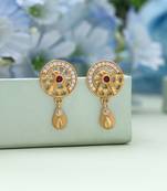 Gold color antique earrings