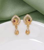 Gold color antique earrings