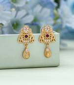 Gold color antique earrings