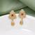 Gold color antique earrings