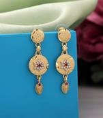 Gold color antique earrings