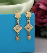 Gold color antique earrings