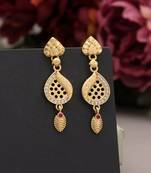 Gold color antique earrings
