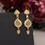 Gold color antique earrings
