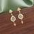 Gold color antique earrings