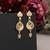 Gold color antique earrings