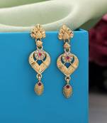 Gold color antique earrings