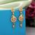 Gold color antique earrings
