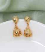 Gold color antique earrings