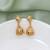 Gold color antique earrings