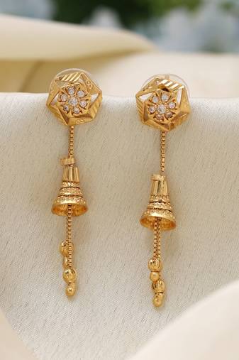 Gold color antique earrings