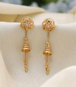 Gold color antique earrings