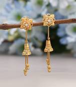 Gold color antique earrings