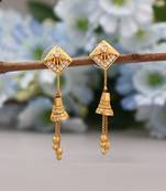 Gold color antique earrings