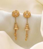 Gold color antique earrings