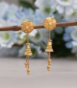 Gold color antique earrings