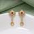 Gold color antique earrings