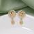 Gold color antique earrings
