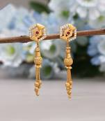 Gold color antique earrings