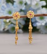 Gold color antique earrings