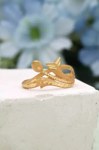 Gold color assorted design fashion rings combo of 12 pieces
