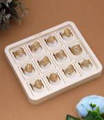 Gold color assorted design fashion rings combo of 12 pieces