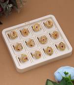 Gold color assorted design fashion rings combo of 12 pieces
