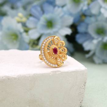 Gold color assorted design fashion rings combo of 12 pieces 2