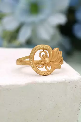 Gold color assorted design fashion rings combo of 12 pieces