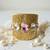 Gold plated pink crystal cz  ad stone fancy floral cuff bracelet bangle