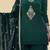 dark green crepe kurta sharara set