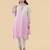 white pink embroidered silk kurta set 
