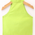 woven chanderi sleeveless solid top with printed palazzo-limegreen & pink