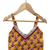 woven cotton sleeveless printed top with printed lehenga-mustard & green