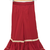 woven georgette sleeveless embellished top with palazzo-maroon