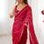 pink smooth sitara fabric moti & val sequence designer saree