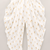 woven sleeveless all over embroidered top with printed dhoti-yellow & white