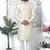 cream computer thread work on art silk sherwani for men 