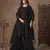 Black embroidered Sharara suit