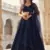 Navy Blue  Net Sequins & Dori Lehenga set with Choli and dupatta
