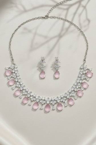 Mint flora choker set