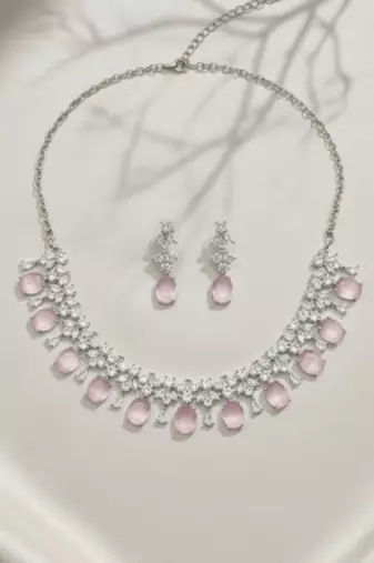 Mint flora choker set