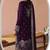 Purple embroidered velvet pakistani salwar suit