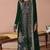 Green embroidered velvet pakistani salwar suit