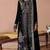 Black embroidered velvet pakistani salwar suit