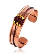 Pure copper rudraksha free size adjustable unisex kada