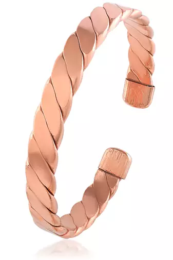 Pure copper free size adjustable unisex kada health benificial